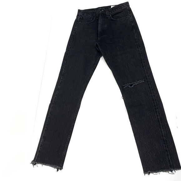 ❌SOLD❌RAG-BONE Highrise Black Stone Skinny Jeans - Picture 2 of 7